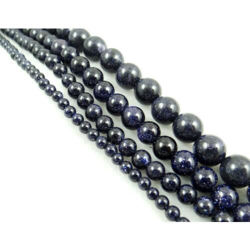 4.6.8.10MM Natural stone Jewelry Making loose GEM beads strand L30
