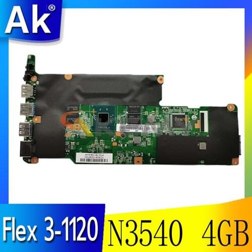 NEW Mainboard For lenovo Flex 3-1120 Yoga 300-11IBY laptop motherboard 80LX 80M0 CPU:celeron N3540 RAM 4GB