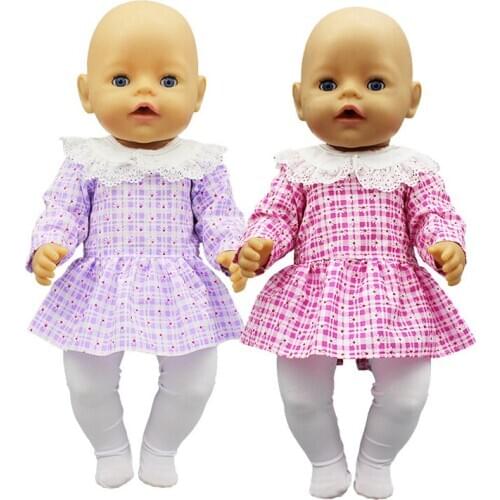 New Flower Suit Doll Clothes Fit For born baby 43cm Doll Clothes Doll Accessories For 17inch baby Doll