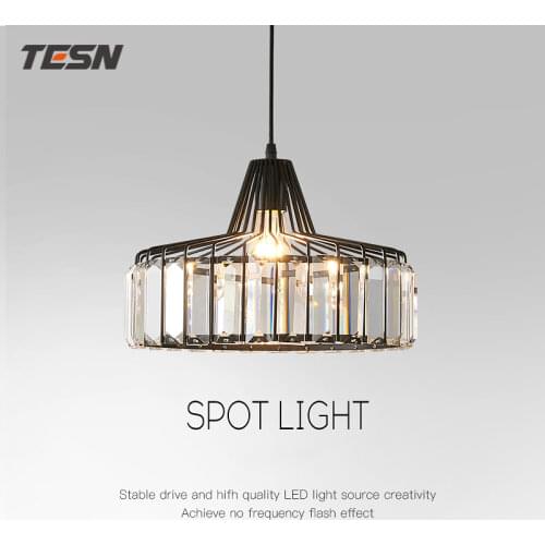 Simple modern light luxury crystal lamp creative balcony lamp bedroom bedside small chandelier dining room chandelier