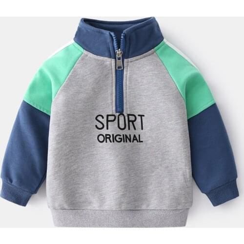 Baby Boys Pullover Tops New Casual Kids Boy Long Sleeve Cartoon Animals Sweatshirt Boys Outerwear Outfit Kids Sport Coat