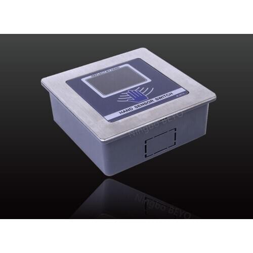 Type 86 hand induction switch stainless steel panel automatic induction door accessories automatic sliding door