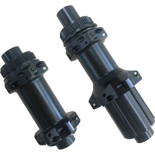 366g/Set Straight Pull Road Disc Brake Hubs 24 Holes Front 12*100mm Rear 12*142mm Central Lock HG SHIM.11s Light Bicycle Hub