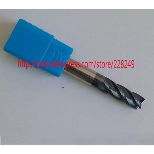 1pc D8*20*D8*60 4 Flutes HRC60 Flat Square Tungsten Solide Carbide End Mills For CNC Milling Tools