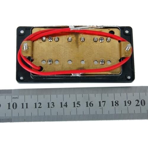 2pcs Chrome Plated Framed Pickup W/ Screw Perfect For Rock & Blue Music Play