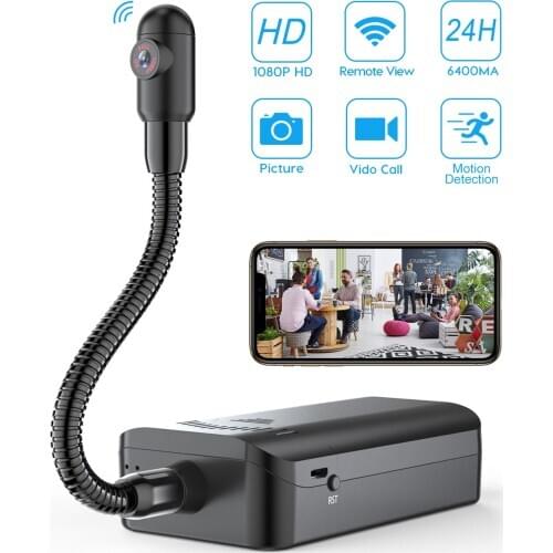 Mini Wifi battery wireless Camera 1080P Real-time Surveillance Remote Control Motion Detection Loop Recording support Hidden TF