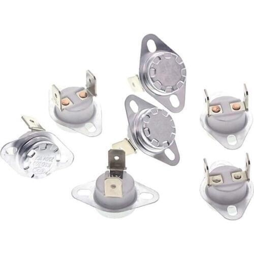 Bimetal Thermostat KSD302/KSD301 Ceramics 16A250V 40C 45C 50C 55C 60C 65C 70C 75C 80C 85C 90C 92 95Cdegrees Normally Closed open