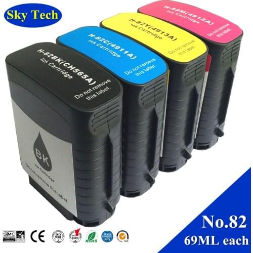 Champ Sky Ink Cartridges for Hp82 , For printer Hp Designjet 10ps / 120nr / 20ps / 111 / 510 / 800 / 800ps / 815 / 820 etc