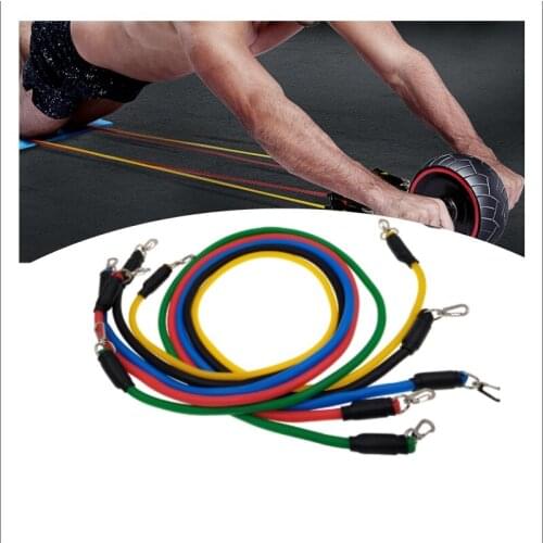 Lastic Resistance Bands Sets Gum Fitness Equipment Stretching Elastic Rubber Loop Tube Band For Yoga Training Workout Exercise