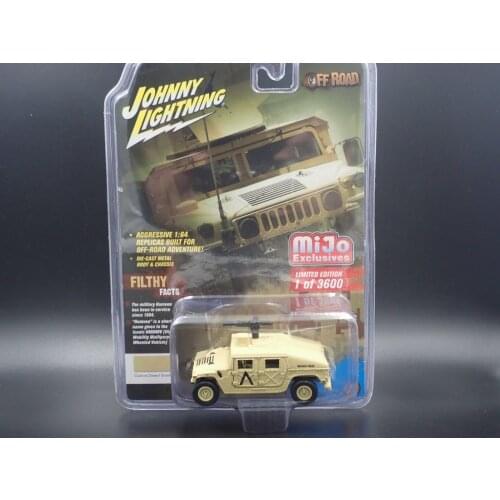 Johnny Lightning 1/64 HUMVEE Military vehicles Diecast Collection of Simulation Alloy Car Model Children Toys