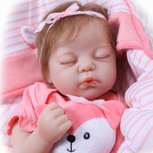 Boutique bebe reborn Dolls 50cm real soft touch silicone baby reborn dolls sleeping newborn babies alive doll gift toys