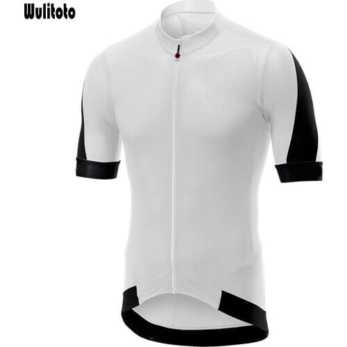 Summer MTB white Short Sleeve Bicycle Top Short sleeve Shirt Cycling Jersey For Men