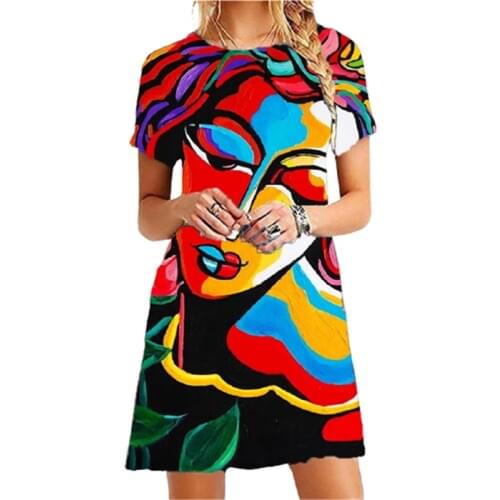 Летние платья с коротким рукавом LOSSKY China At AliExpress