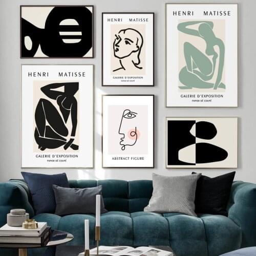 Matisse Abstract Minimalist Figure Line Nordic Posters And Prints Wall Art Canvas Painting Decoration Pictures For Living Room