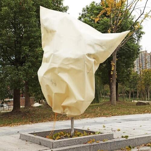 Outdoor Winter Garden Yard Shrub Potted Anti Freeze Frost Protection Cover Bag Reusable Plant Warm Cover For Shrub And Trees