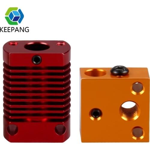 Heating block For CR10S print Head Heating Sink Aluminum block heatsink DIY hot End Heated Block 3D Printer Heated Block