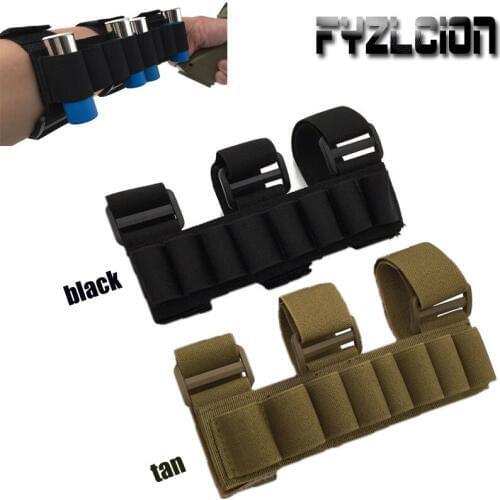 New Tactics 8 Round Gun Shell Detachable Arm Ammo Bag 1000D Nylon Lightweight Arm with Elastic Ammunition Bag for Hunting Game
