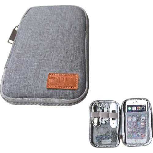 New USB Cable Data Cable Organizer Travel Small Bag Mobile Phone Case Digital Gadget Device Travel Inserted Bag Storage Bag