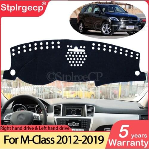 For Mercedes Benz M Class GLE W166 Anti-Slip Mat Dashboard Cover Pad Sunshade Dashmat Accessories ML350 ML250 GLE250 GLE350 AMG