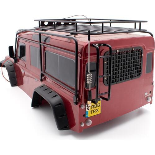 Rc Crawler Car Body Rear Metal Ladder For 1:10 Scale Remote Control Car Traxxass Trx4 TRX-4 T4 Defender