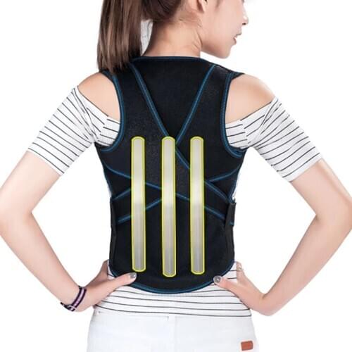 Adjustable Posture Corrector Medical Bar Belt Brace Back Brace Upper Back Pain Relief Improve Bad Posture Spine Shoulder Support