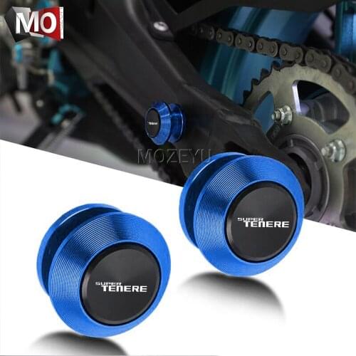 6MM Motorcycle Swingarm Sliders Spools Swingarm Stand Screws Protector For Yamaha XT1200Z/ZE XTZ1200 XTZ750 Super Tenere