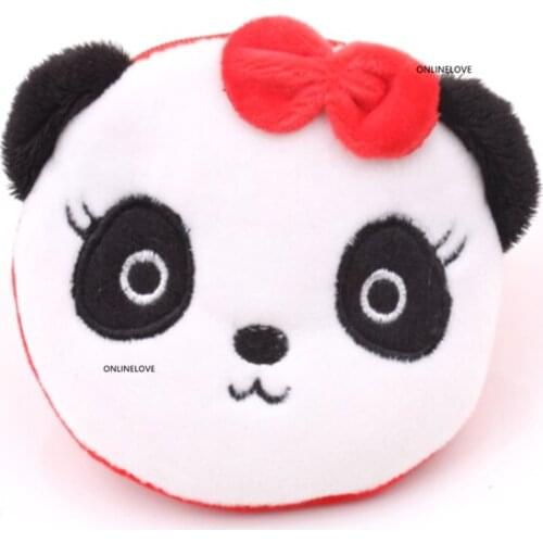 1X Panda 10CM Plush Cotton Coin Purse BAG ; Pocket Wallet Pouch , Key Wallet Pouch Hand BAG