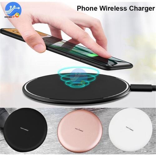 10W N5 Wireless Fast Charger For Samsung Galaxy Wireless Quick Charging Adapter Pad for iPhone XS Max XR X 8 Plus