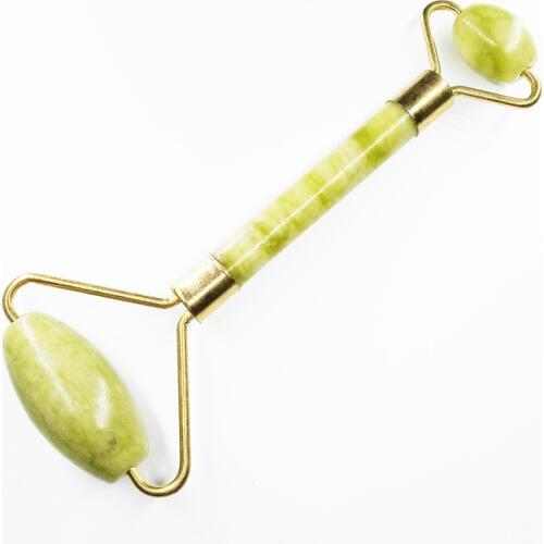 200 pcs Double Head Facial Slimming Tool Jade Stone Roller Massager Thin Face Body Skin Relaxation Slimming Health Care Tools