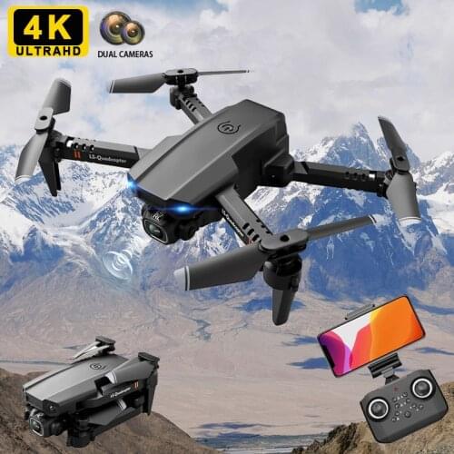 New RC drone 4K 1080P HD dual camera fixed height WiFi Fpv visual transmission Foldable Quadcopter RC Drone Toy