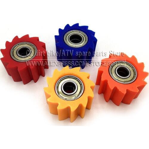 8mm 10mm Chain Roller Slider Tensioner Wheel Guide Pit Dirt Mini Bike Moto Atv High Quality M8 M10