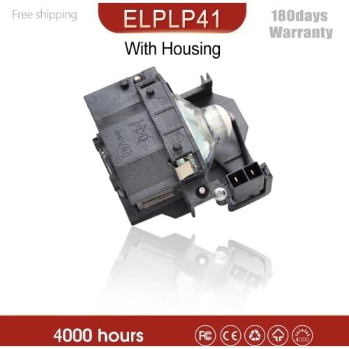 A+ Quality and 95% Brightness Projector Lamp Buld ELPLP41 For EPSON EMP-S5 EMP-S52 EMP-T5 EMP-X5 EMP-X52 EMP-S6 EMP-X6 EMP-260