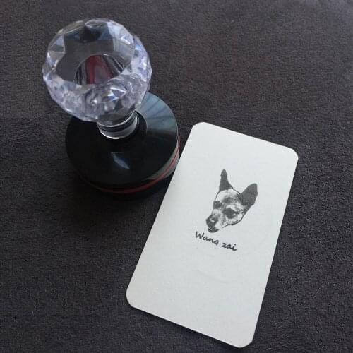 Pet Avatar Chop Animal Dog Cat Rabbit Bear Bird Photo Seal Custom Stamp Birthday Gift Photo Pets Lovely Portrait Chapter