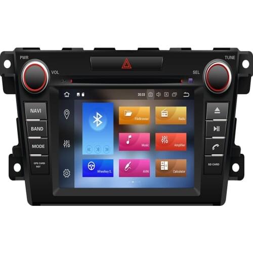 IPS 2 Din car dvd multimedia player DVD 8 core Android 10 4+32 audio for mazda cx-7 CX 7 CX7 2008-2019 Car radio GPS Navigation