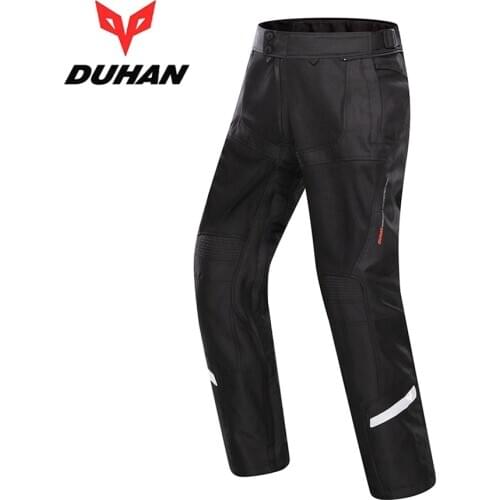 Free shipping 1pcs DUHAN Mesh Summer Textile Knee Pads Long Trouser Breathable Fabric Off-road Pants Motorbike Motorcycle Pants