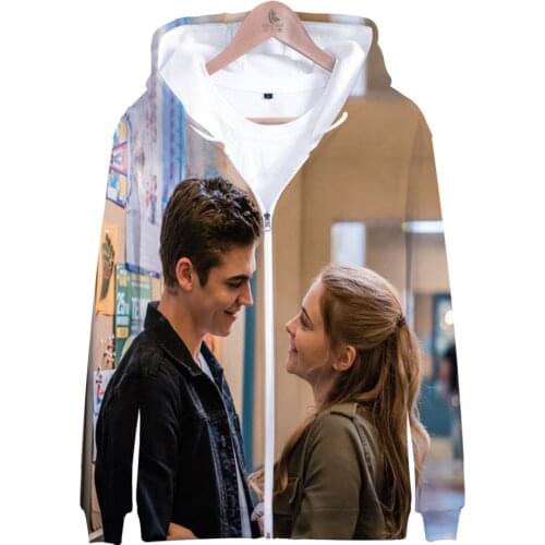 3-14 years kids hoodies After We Collided 3D Zipper Hoodie Women/Mens Long Sleeve Sweatshirt Romantic Movie children Jacket