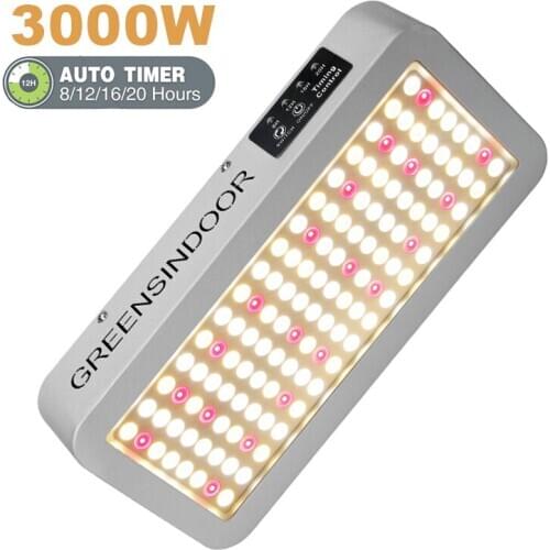 Phytolamp For Plants 3000W 3500K 660nm Timer Grow Light Full Spectrum Phyto Lamp For Plant SMD3030 LED Grow Tent Indoor Lights