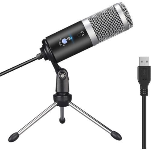 GGMM F1 USB Microphone Conderser Microphones For Laptop Mac Computer Streaming Gaming Karaoke Recording Podcast For Youtube