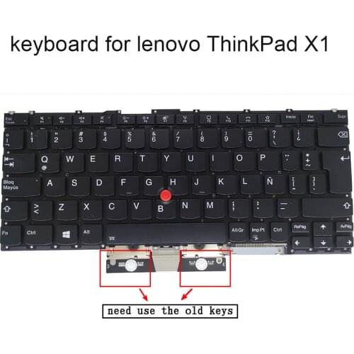 Latin Backlit keyboard for Lenovo thinkpad X1 titanium 9th LA Spain replacement keyboards laptop sale Genuine light SN20W22431