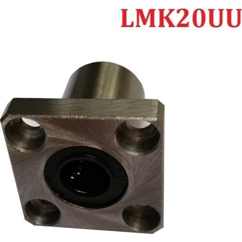 Pack of 1PCS 20mm LMK20UU Square Flange Type Linear Bearing For 3d Printer Part