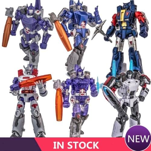 NA/Newage Toys Transformation H23T H23EX H23M H23B Darius Galvatron Mini Warrior Heroes Transparent Color Action Figure Toys