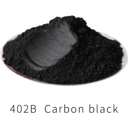 Pearl Powder Coating Mineral Mica Dust DIY Dye Colorant 50g Black Type 402B for Soap Eye Shadow Cars Crafts Acrylic Paint Pigmen