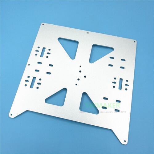 Reprap Prusa i3/Anycubic i3 MEGA anodized Aluminium alloy heated bed support Y carriage tray 3D printer parts