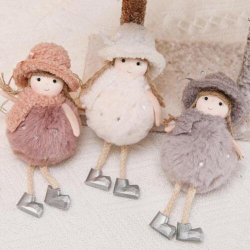 Latest Christmas Angel Doll Cute Xmas Tree Ornament Noel Deco Happy Christmas Decoration for Home Navidad 2022 Kid New Year Gift