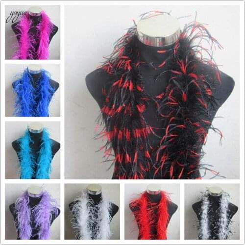 Sale 1pcs/lot beautiful ostrich feather boa diy Party Home celebration Craft Decoration plume plumes