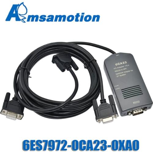 PC-MPI+ Adapter For Siemens S7-300/400 PLC 6ES7972-0CA23-0XA0 Programming Download Data Cable S7-300 S7-400 RS232 To MPI