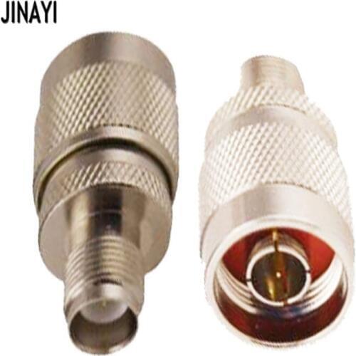 10pcs/lot RF Connector RP-TNC Female Pin to N male straight RF Coax Cable Adapter