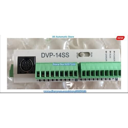 DVP14SS211T 14-Point Host 8DI 2 Way 10K Input 6DO NPN 24VDC 0.5A 2 Way 20K Output New