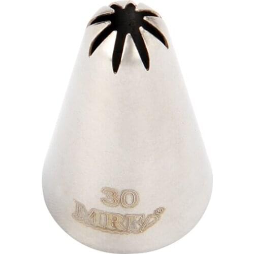 30pcs/lot)Free Shiping FDA High Quality Stainless Steel Cake Decorating Nozzle #30