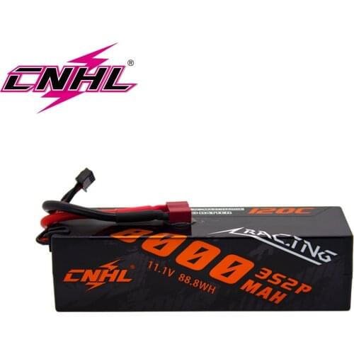 CNHL RC Lipo 3S 11.1V Battery 8000mAh 120C Racing Series HardCase T Deans For RC Car Boat Evader BX Car Truck Truggy Buggy
